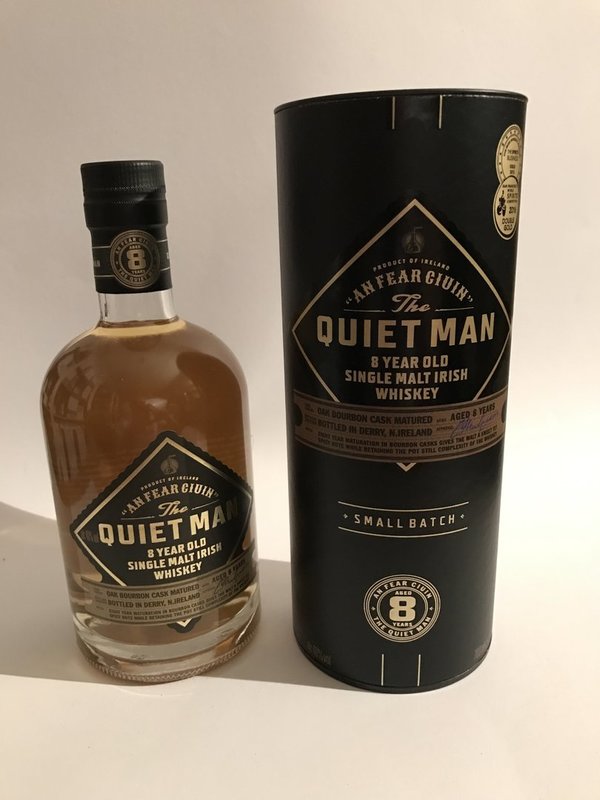 Quiet Man 8 - Single Malt Irish Whisky - Tube