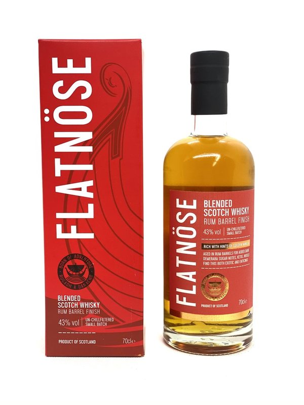 Flatnöse - Blended Scotch Whisky, Rum Barrel Finish, 43% - Islay Boys