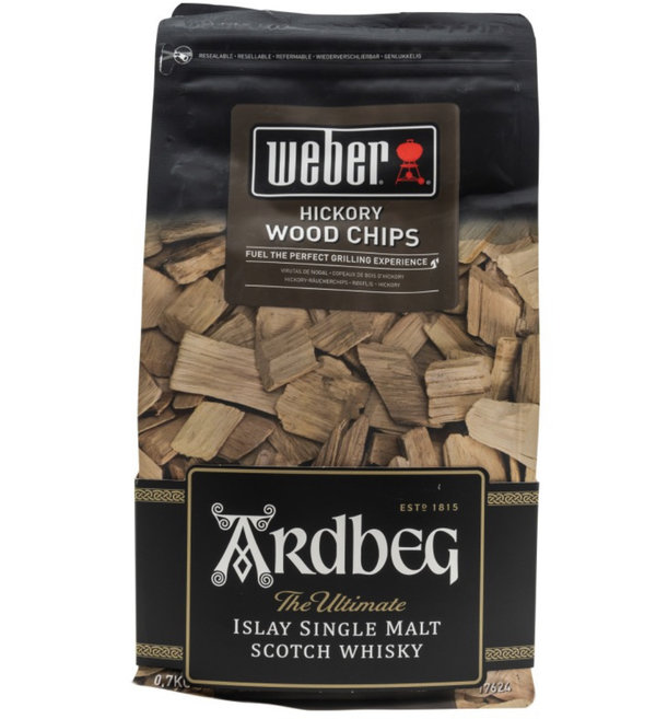 Ardbeg & Weber Hickory Wood Chips 0,7kg