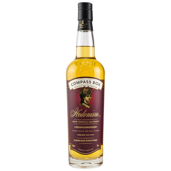 Hedonism - Blended Grain Scotch Whisky, 46% - Compass Box