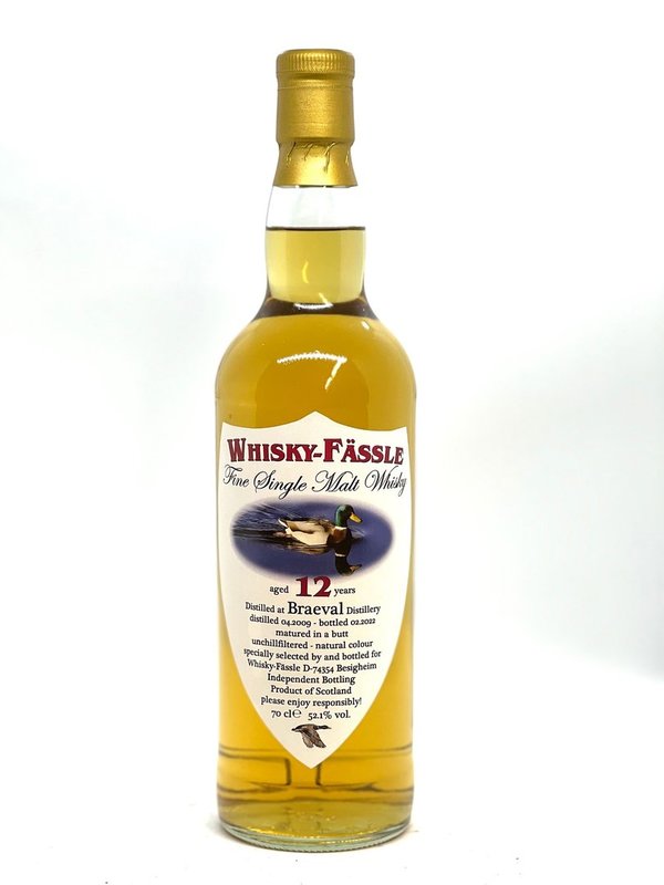 Braeval 12 2009-2022, Butt, 52,1% - Whisky-Fässle