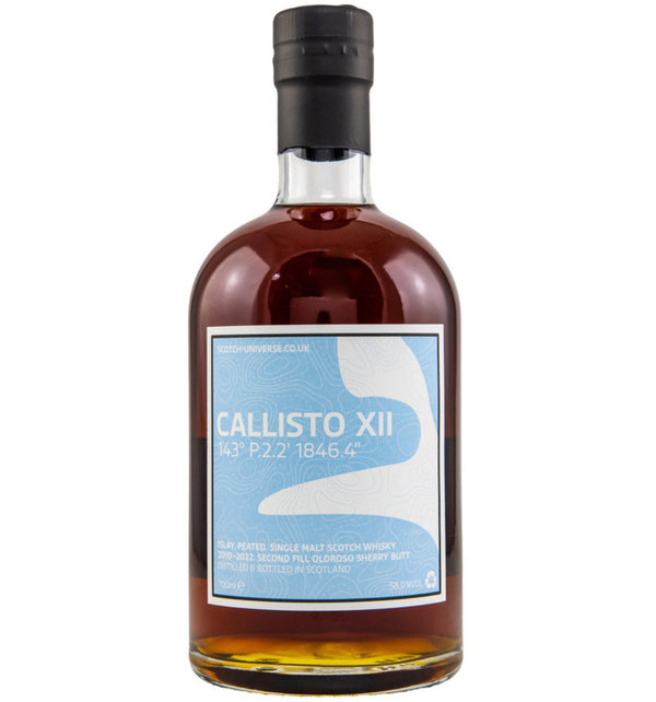 Callisto XII, Second Fill Oloroso Sherry Butt, 58% - Scotch Universe