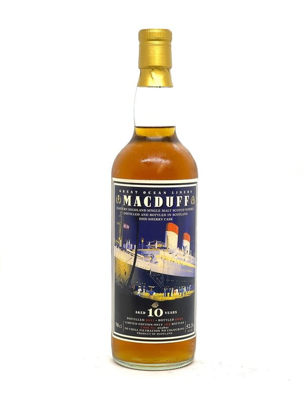 Macduff 10 Great Ocean Liners, Sherry Hogshead, 52,5% - Jack Wiebers Whisky World