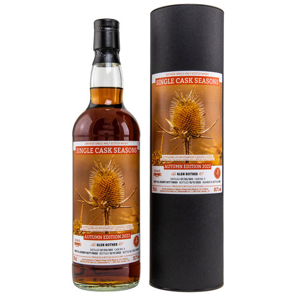 Glenrothes 11 2011-2022 Autumn Edition, 1st Fill Sherry Butt finish, 51,7% - Signatory