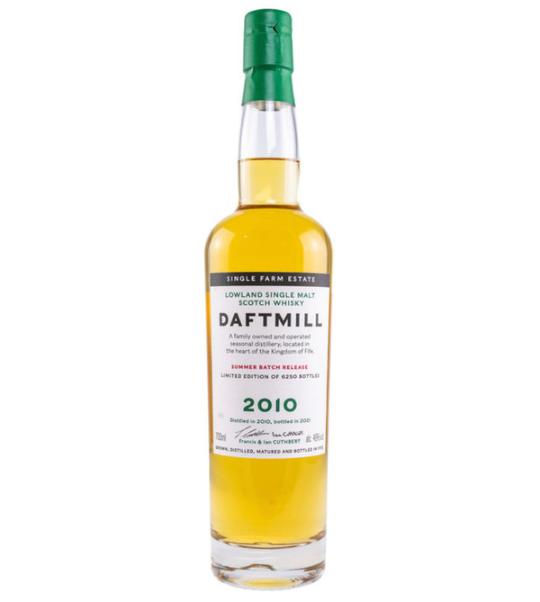 Daftmill Summer Batch Release 2010-2021, Bourbon Barrels, 46%
