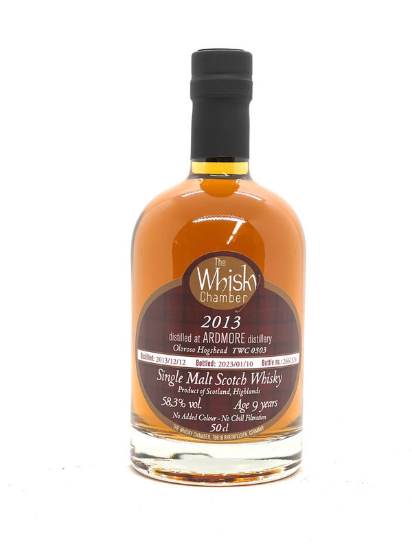 Ardmore 9 2013-2023, Oloroso Hogshead, 58,3% - The Whisky Chamber