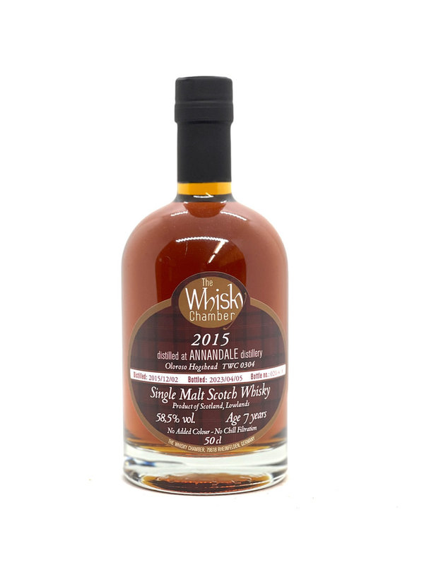 Annandale 7 2015-2023, Oloroso Hogshead, 58,5% - The Whisky Chamber