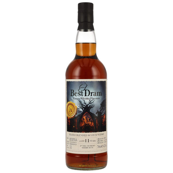 Peated Blended Scotch Whisky 11 2011-2023, 2nd Fill Oloroso Sherry Butt, 42,3% - Best Dram